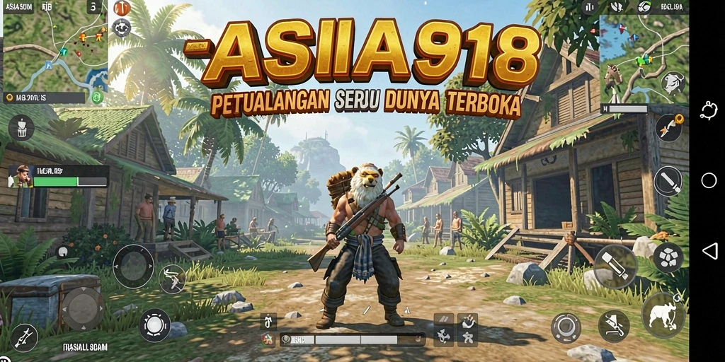 Gameplay ASIA918 yang menampilkan petualangan dalam dunia terbuka.