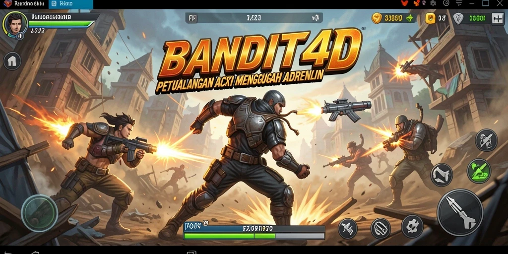 Gameplay seru dalam BANDIT4D dengan aksi pertarungan yang mendebarkan.