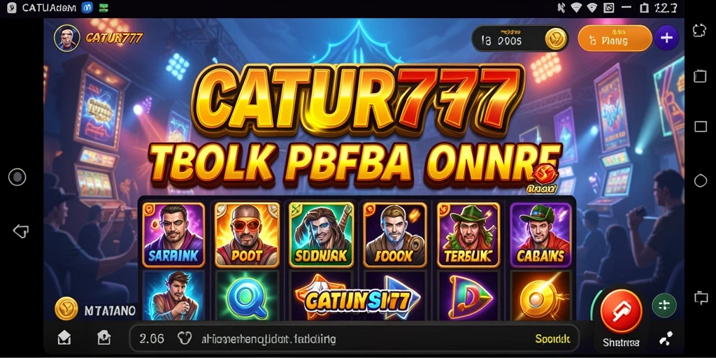 Tampilan gameplay Slot yang seru dan mengasyikkan di CATUR777.