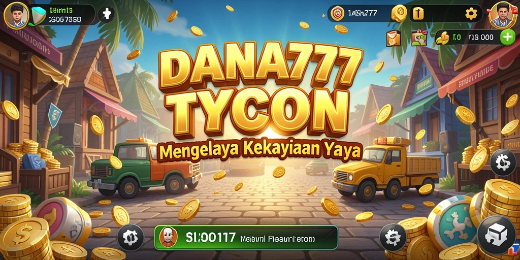 Screenshot gameplay DANA777 menampilkan suasana manajemen bisnis yang seru.