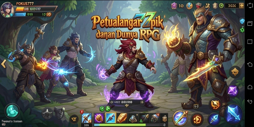 Tampilan gameplay FOKUS777 yang memukau dan interaktif.