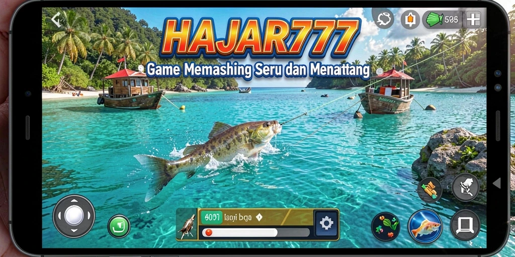 Tangkapan ikan yang besar dan indah dalam gameplay HAJAR777.