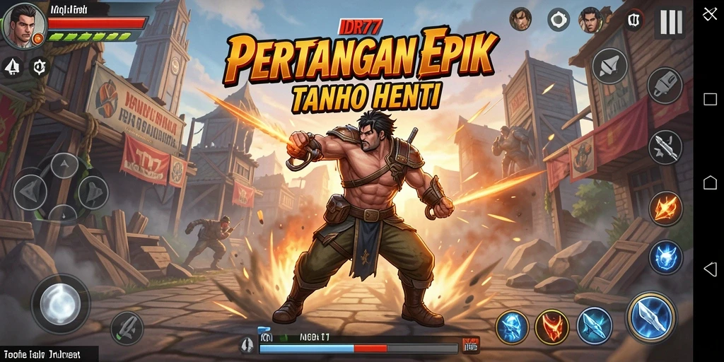 Tampilan gameplay seru dalam IDR77 yang penuh aksi.