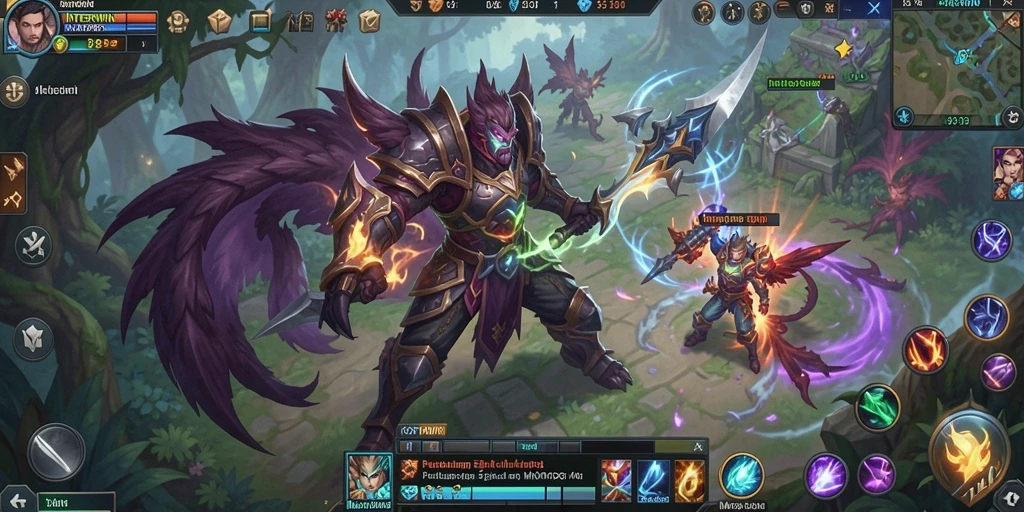Tampilan gameplay INTERWIN yang memukau dan penuh aksi.