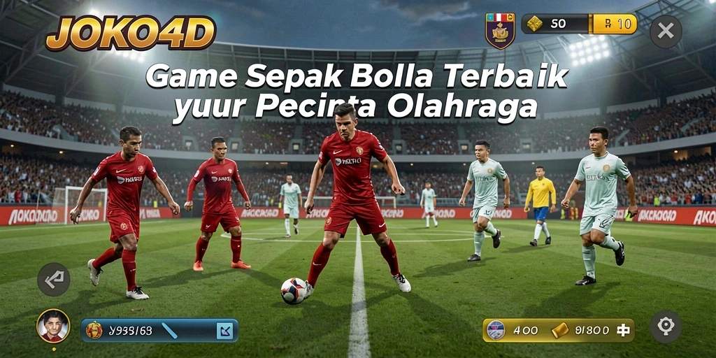 Tampilan gameplay seru dalam JOKO4D, rasakan keseruan sepak bola!