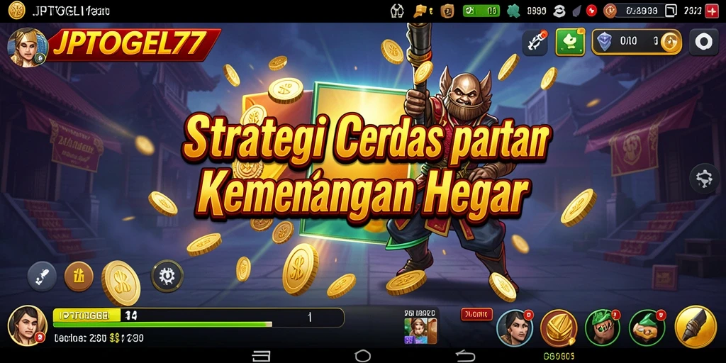 Tampilan gameplay strategis yang mendebarkan di JPTOGEL77.