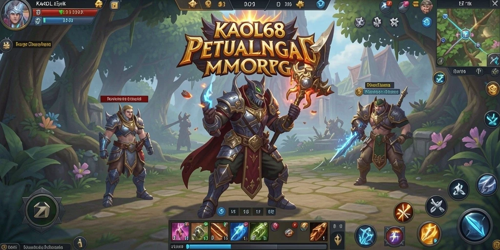 Gameplay KAOL68 yang menarik dalam dunia MMORPG yang luas.