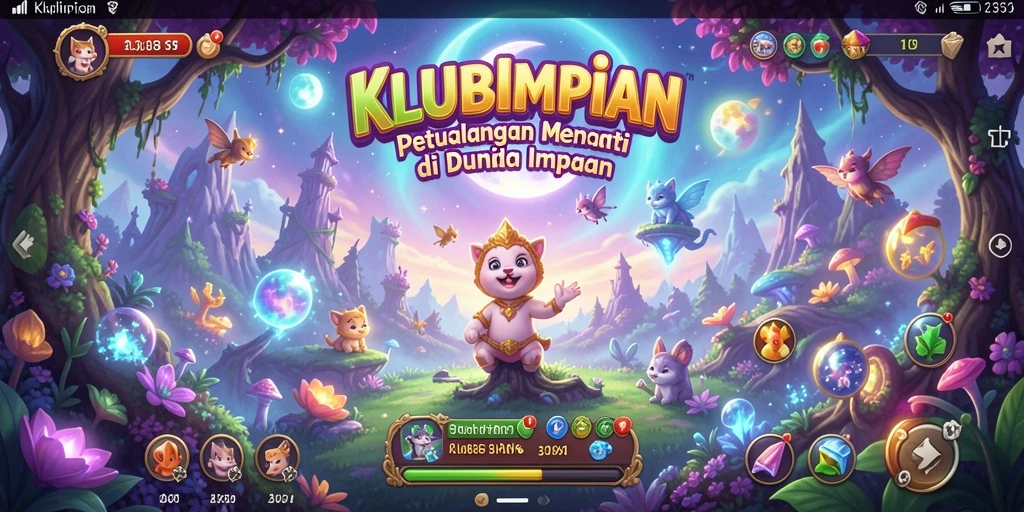 Tampilan gameplay yang menakjubkan dan penuh petualangan di KLUBIMPIAN.