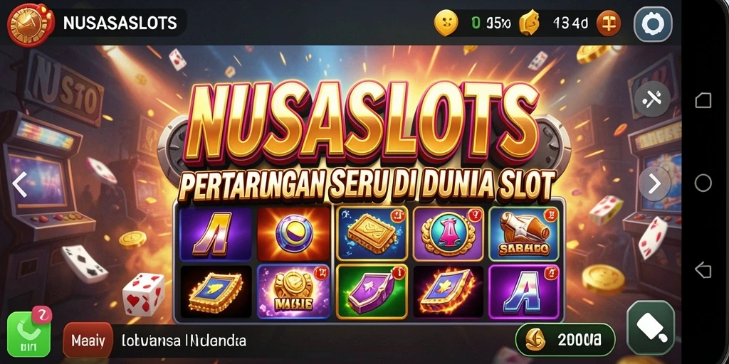 Tampilan gameplay NUSASLOTS dengan aksi pertarungan seru.