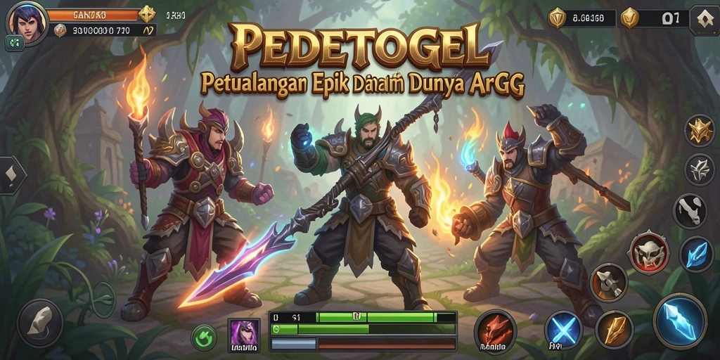 Tampilan gameplay memukau dari PEDETOGEL dalam aksi ARPG.