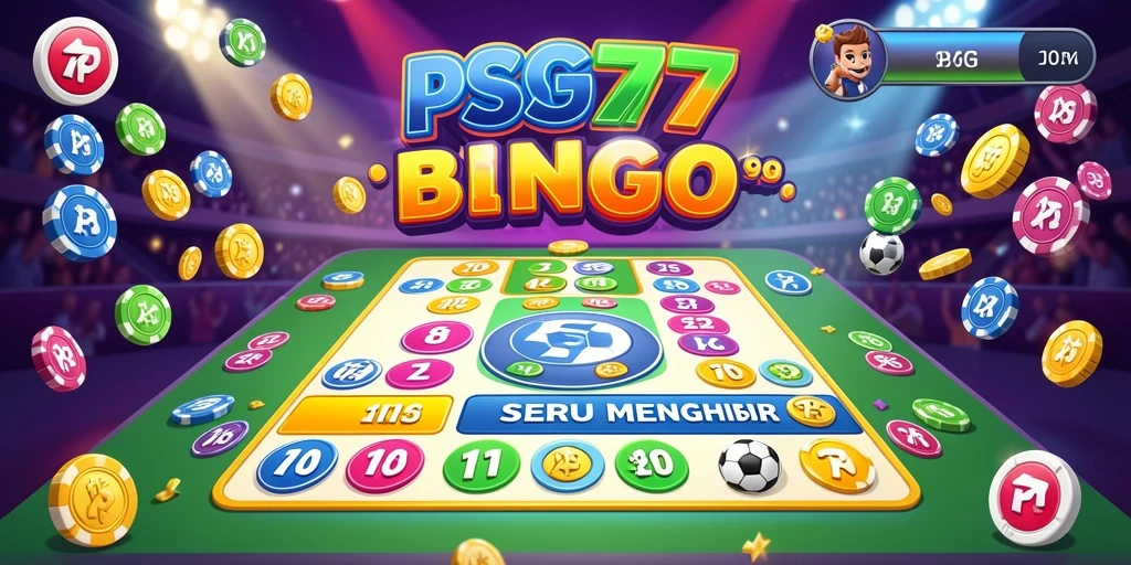 Tampilan gameplay seru dalam aplikasi Bingo PSG77.