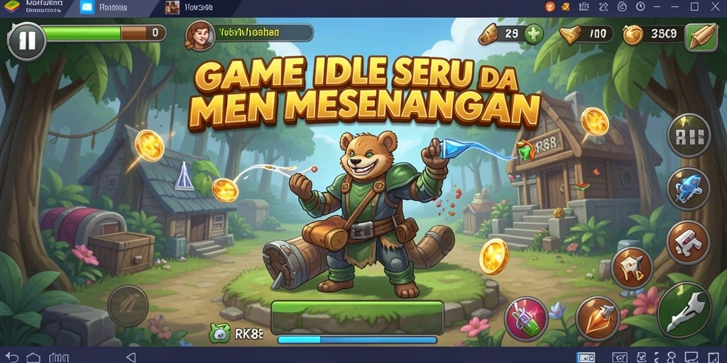 Tampilan gameplay RK88 yang menarik dan penuh warna.