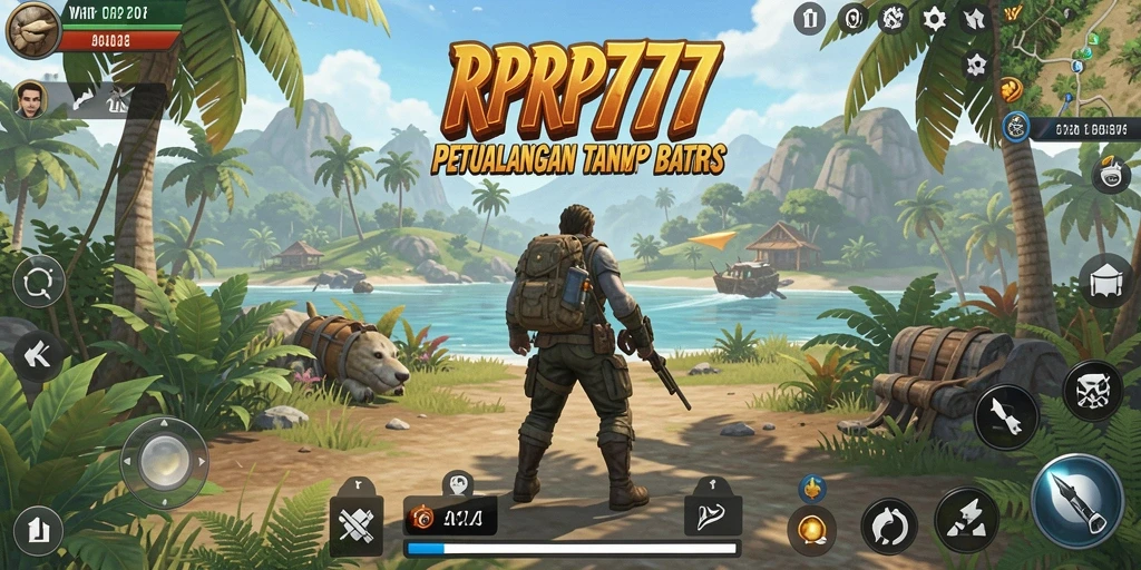 Gameplay RPRP777 yang memukau dalam dunia terbuka.