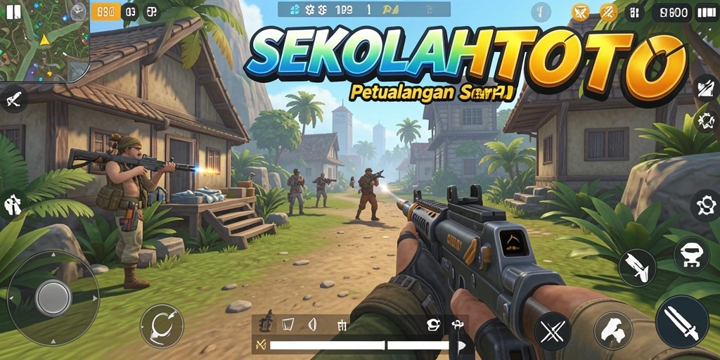Tampilan gameplay seru dan mendebarkan di SEKOLAHTOTO.