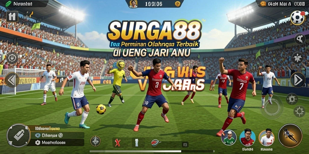 Tampilan permainan olahraga yang mendebarkan di SURGA88.