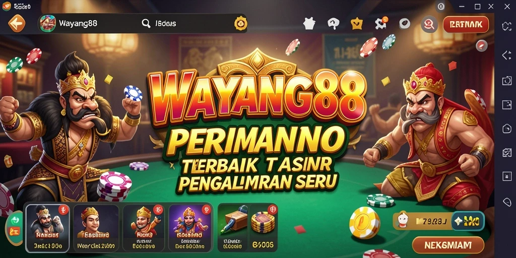 Tampak menyenangkan, gameplay Kasino di WAYANG88 yang menggembirakan.